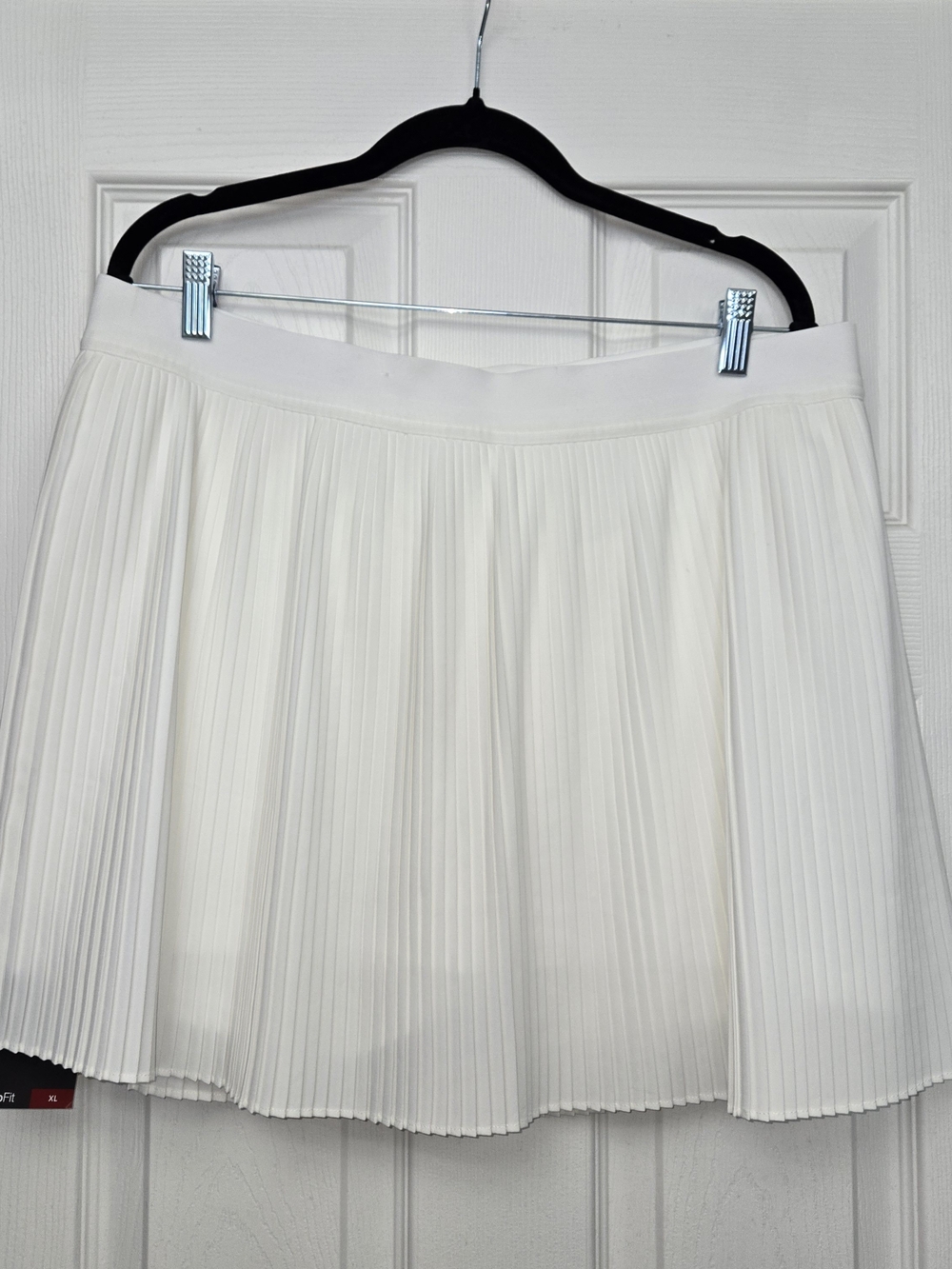 GapFit White Pleated Mini Skirt Skort XL NWT Tennis Court Core Athleticwear